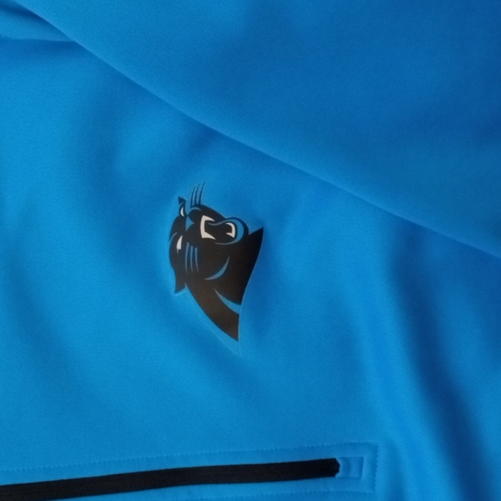 NFL Carolina Panthers Men's Large Quarter Zip Pullover - Picture 2 of 4